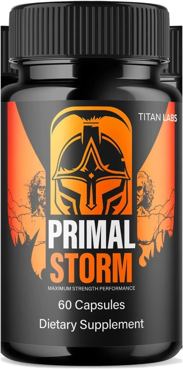 Primal Storm bottle, 60 capsules, by Titan Labs