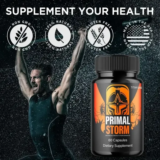 Primal Storm: non-GMO, 100% natural, gluten free, made in the USA